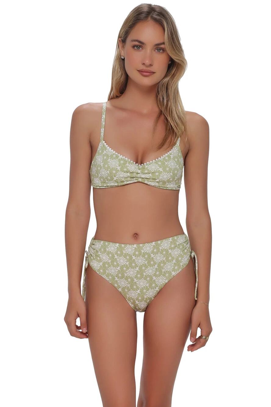 Swim Systems Cactus Flower Malia High  Bikini Bottom NWT VARIOUS SIZES